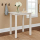 Rena Counter Table, 48" Rustic Rectangular White Sand Mahogany Wood