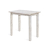 Rena Bar Height Table 48’’ Rustic Rectangular White Sand Mahogany Wood BM325409