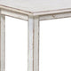 Rena Bar Height Table 48’’ Rustic Rectangular White Sand Mahogany Wood BM325409
