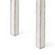 Rena Bar Height Table 48’’ Rustic Rectangular White Sand Mahogany Wood BM325409