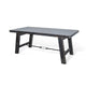 Rena Dining Table with Turnbuckles 74’’ Black Sand Mahogany Wood BM325412
