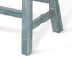 Rena Counter Height Bench 33’’ Seagrass Green Mahogany Wood Frame