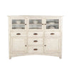 Rena Sideboard Buffet Console 5 Doors 5 Drawers 59’’ White Wood BM325464