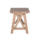Anva End Table Light Brown Mahogany Wood 1 Shelf Rectangular 24’’ BM325474