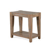 Lilly Accent Chairside Table Light Brown Mahogany Rectangular 25’’ BM325488