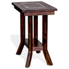 Odel Accent Chairside Table Dark Brown Mahogany Rectangular 25’’ Top BM325493