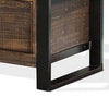 Flint TV Media Console 3 Drawers 2 Shelves Dark Brown Wood 64’’ Top BM325529