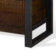 Flint TV Media Console 3 Drawers 2 Shelves Dark Brown Wood 78’’ Top BM325530