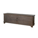 Anva TV Media Console Shelves Doors Dark Brown Mahogany 74’’ Top BM325548