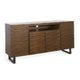 Desy TV Media Entertainment Console Fluted Doors Dark Brown 72’’ BM325554