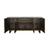 Desy TV Media Entertainment Console Fluted Doors Dark Brown 72’’ BM325554