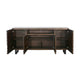 Desy TV Media Entertainment Console Fluted Doors Dark Brown 72’’ BM325554