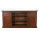 Reggie TV Media Entertainment Console Fireplace Option 78’’ Brown BM325558