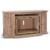 Desy TV Media Entertainment Console Slate Inlay Light Brown Wood 72’’ BM325561