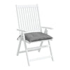 Kia Outdoor Cushion for Chair Set of 4 Square 20x20 Gray Fabric BM325568