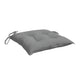 Kia Outdoor Cushion for Chair Set of 4 Square 20x20 Gray Fabric BM325568