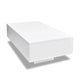 Coffee Table High Gloss White 33’’ Rectangular Modern Platform BM325569