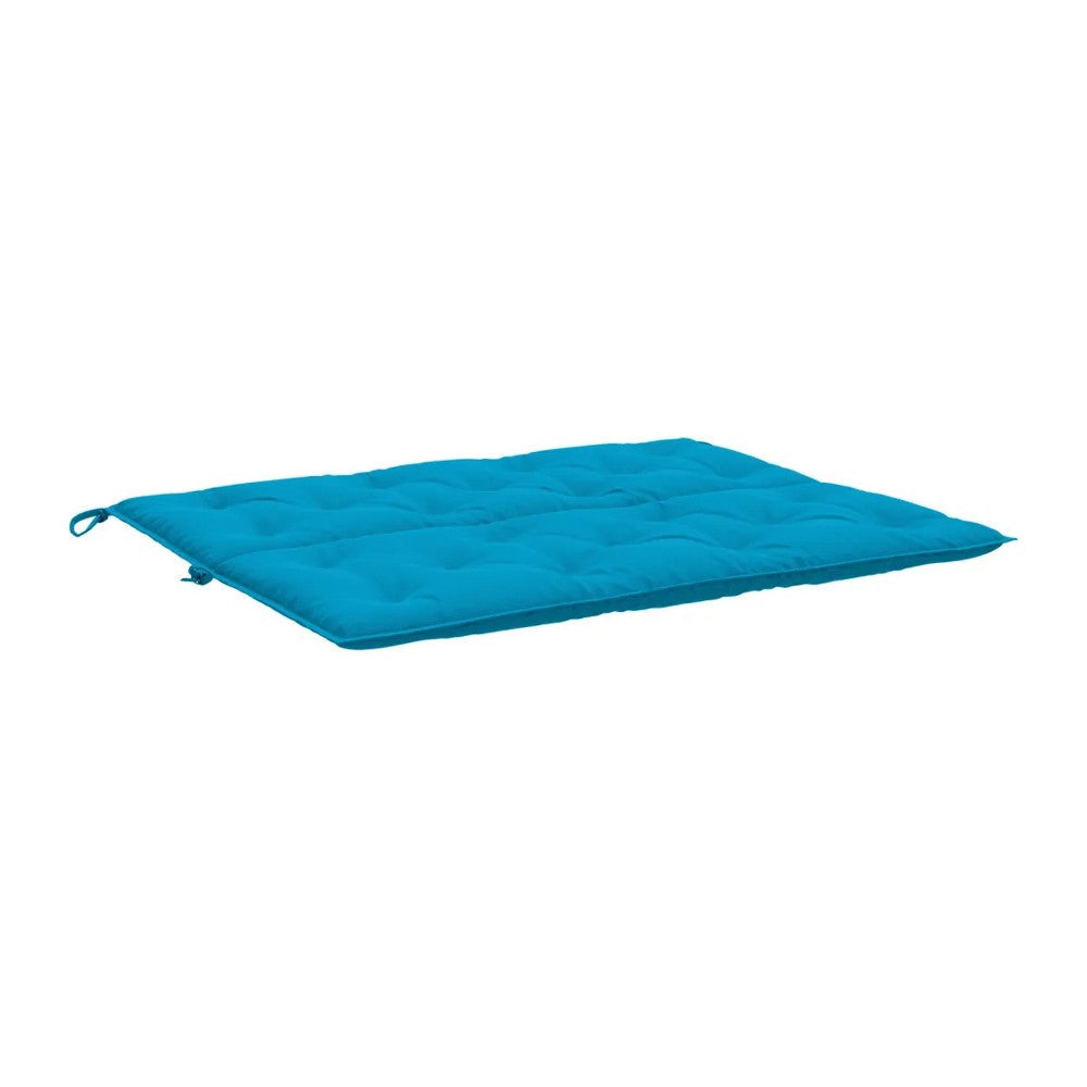 Claire Outdoor Cushion for Bench 47’’ Button Tufted Light Blue Fabric