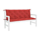 Claire Outdoor Cushion for Bench Soft Button Tufted Red Fabric 59’’