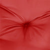 Claire Outdoor Cushion for Bench Soft Button Tufted Red Fabric 59’’
