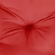 Claire Outdoor Cushion for Bench Soft Button Tufted Red Fabric 59’’