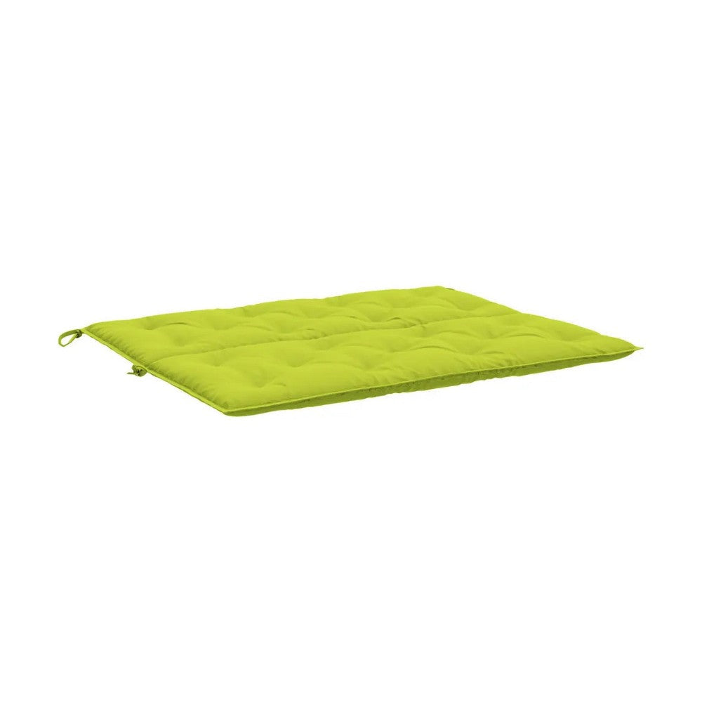 Claire Outdoor Cushion for Bench Button Tufted Green Fabric 47’’ Wide