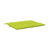 Claire Outdoor Cushion for Bench, Button Tufted Green Fabric, 47" Wide