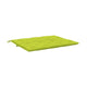Claire Outdoor Cushion for Bench, Button Tufted Green Fabric, 47" Wide