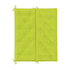 Claire Outdoor Cushion for Bench Button Tufted Green Fabric 47’’ Wide