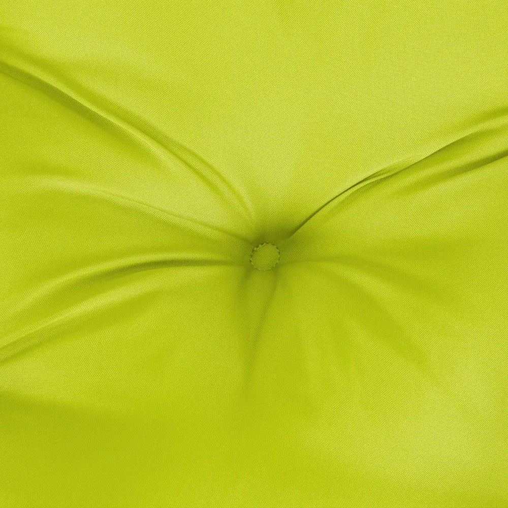Claire Outdoor Cushion for Bench Button Tufted Green Fabric 47’’ Wide