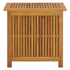 Outdoor Storage Box Table Acacia Wood with Flip Top Slatted Frame BM325596