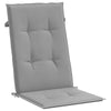 Zia 6pc Outdoor Highback Cushion for Chair Tufted Gray Fabric 47’’ BM325600