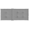 Zia 6pc Outdoor Highback Cushion for Chair Tufted Gray Fabric 47’’ BM325600
