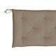 Claire Outdoor Cushion for Bench Tufted Taupe Oxford Fabric 59’’ BM325607