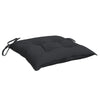 Zia 4pc Outdoor Patio Cushions for Chair, Tufted, Black Oxford Fabric