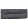 Moni 3pc Outdoor Cushion for Bench, Tufted Dark Gray Fabric, 47"