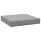 Paom 3pc Outdoor Patio Cushion for Bench Plush Gray Oxford Fabric