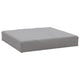 Paom 3pc Outdoor Patio Cushion for Bench, Plush Gray Oxford Fabric