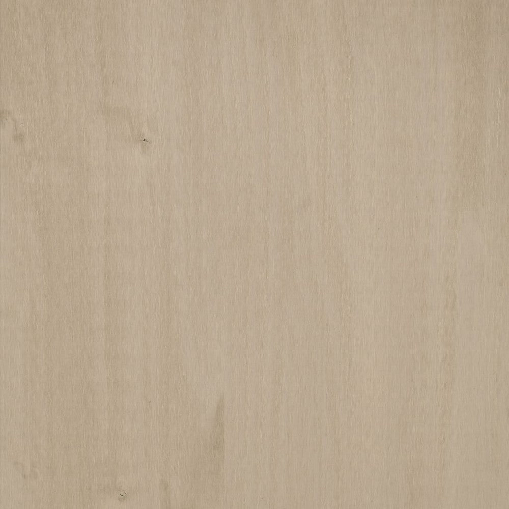 Shoe Cabinet 2 Slatted Doors Honey Brown Solid Pine Wood 33x16x42’’ BM325612