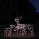 Meyi 3pc Outdoor Reindeer Family Christmas Decoration, 229 Warm White LEDs