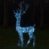 Outdoor Reindeer Christmas Decoration, 140 Cool White LED Lights