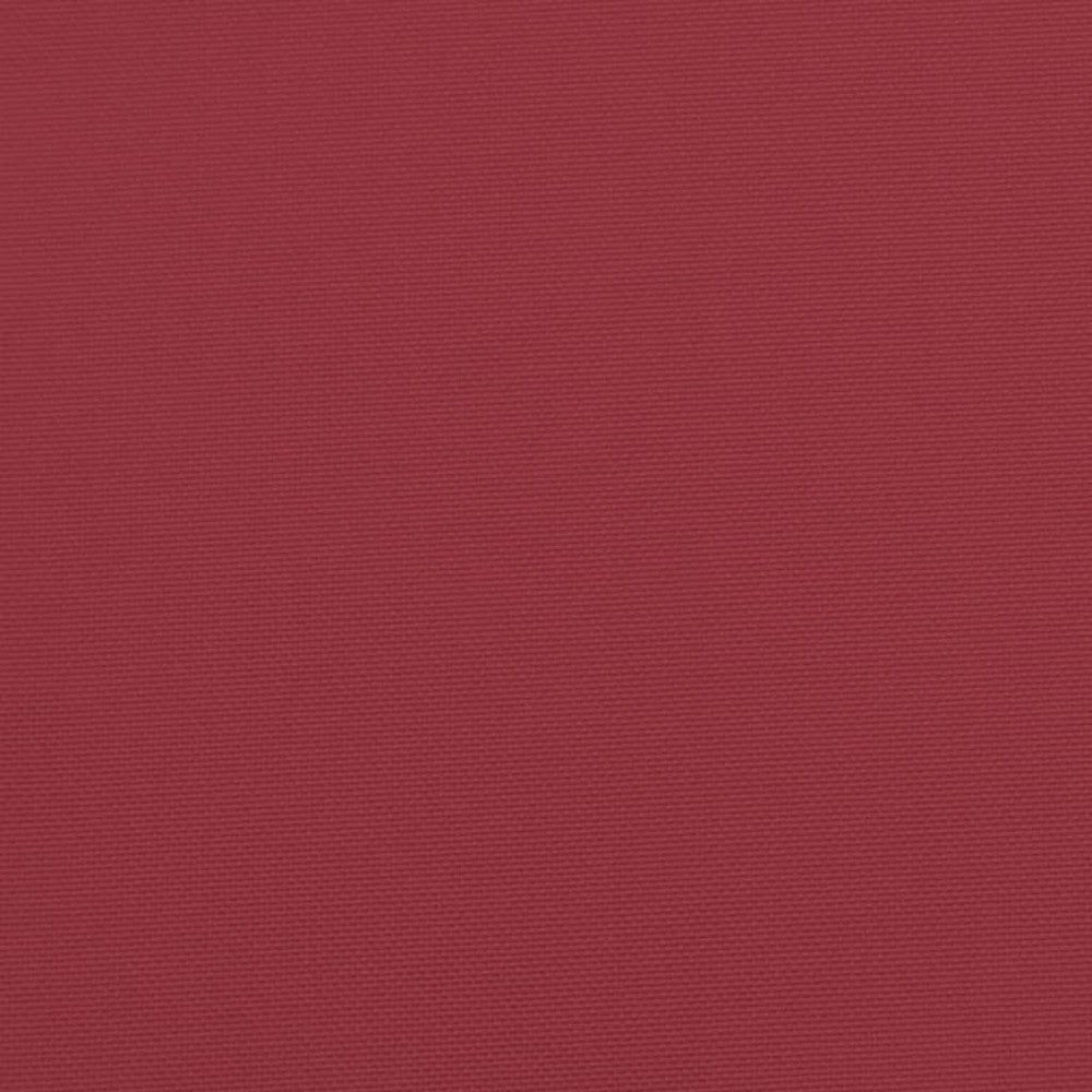 Claire Outdoor Cushion for Bench Button Tufted Rich Red Fabric 71’’ BM325652