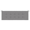 Claire Outdoor Cushion for Bench Button Tufted Gray Fabric 59’’ BM325654