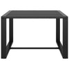 Shina 3pc Outdoor Modular Loveseat Set with Table Gray Polyester BM325658
