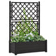 Simi Garden Flower Planter with Trellis Anthracite Gray 17x40x56 BM325664
