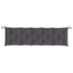 Claire Outdoor Cushion for Bench Soft Dark Gray Button Tufted 71’’ BM325670