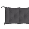 Claire Outdoor Cushion for Bench Soft Dark Gray Button Tufted 71’’ BM325670
