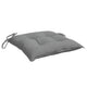 Kia Outdoor Cushion for ChairSet of 4, Square, Dark Gray Oxford Fabric
