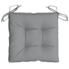 Kia Outdoor Cushion for ChairSet of 4 Square Dark Gray Oxford Fabric BM325671