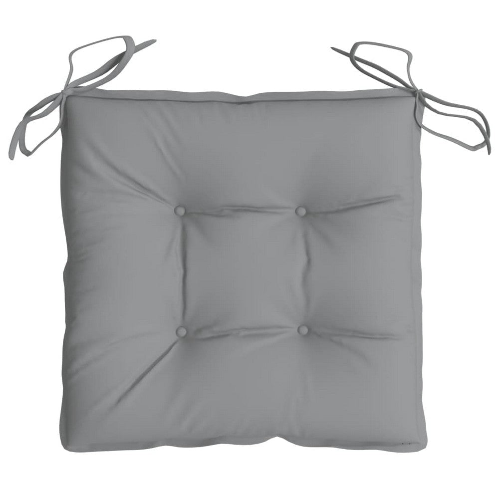 Kia Outdoor Cushion for ChairSet of 4 Square Dark Gray Oxford Fabric BM325671